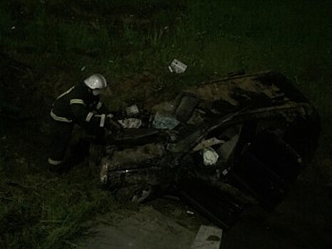 В Калуге Suzuki вылетел с трассы