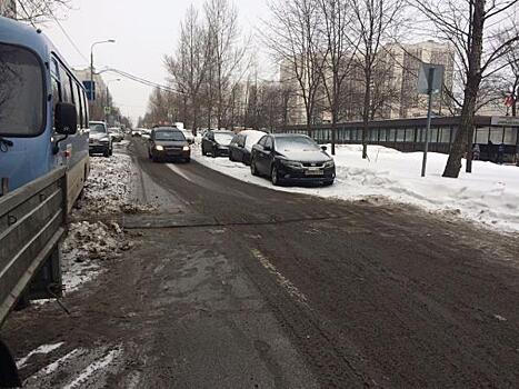 «Лежачий полицейский» отремонтировали на дублере Алтуфьевского шоссе