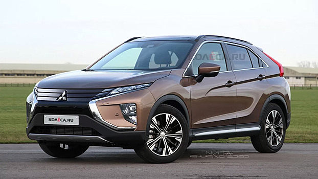 Появились дебютные фото модернизированного Mitsubishi Eclipse Cross