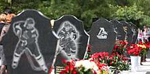 В Ярославле вандалы подожгли могилу одного из погибших в авиакатастрофе хоккеистов «Локомотива»
