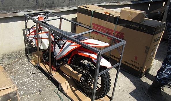 В Волгоградской области пресекли ввоз нелегальной мототехники на 11 млн рублей