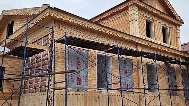 В Кукморе завершается реставрация исторического здания музея Комаровых