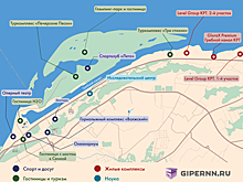 Опубликована карта застройки Гребного канала в Нижнем Новгороде