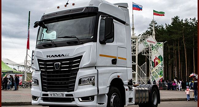 КАМАЗ тестирует новую модификацию тягача с кабиной от Актроса