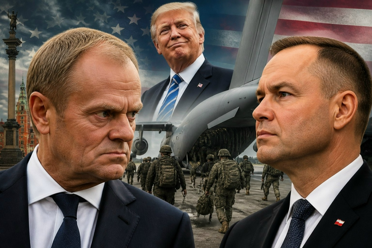 Трамп забрал 4000 солдат США: Варшава в панике. Чем закончатся разборки Туска и Навроцкого?
