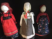 В доме-музее Павла Кузнецова открылась выставка текстильных кукол