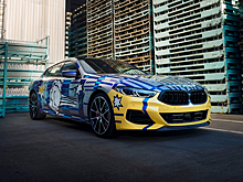 BMW представила 8 Series Gran Coupe с салоном в стиле «Человека-паука» и комиксами на кузове