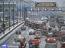 Пробки на дорогах Москвы достигли восьми баллов