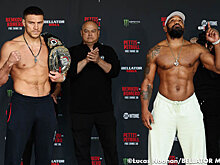 Взвешивание перед Bellator 297: Немков легче Ромеро, Фрейре тяжелее Петтиса