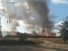 Жители Зеленодольска считают поджогом пожар на свалке строительного мусора