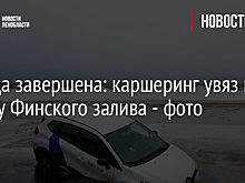 Аренда завершена: каршеринг увяз на берегу Финского залива - фото