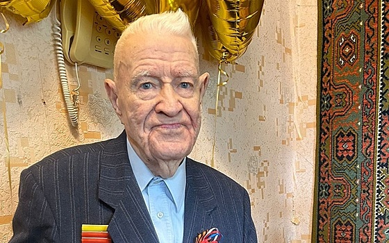 В Сараях Рязанской области ветеран Великой Отечественной Алексей Пахомов отметил 100-летие