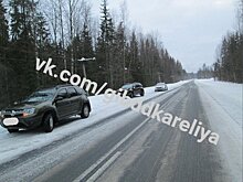 Под Петрозаводском столкнулись две одинаковые машины