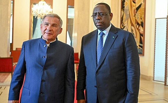 Минниханов: есть потенциал к росту товарооборота между Татарстаном и Сенегалом