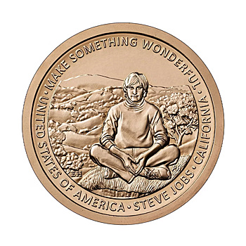 В США выпустят памятные монеты с портретом Стива Джобса