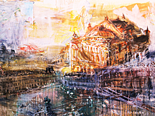 Валерий Кошляков нарисовал впечатляющую перспективу в Музее архитектуры