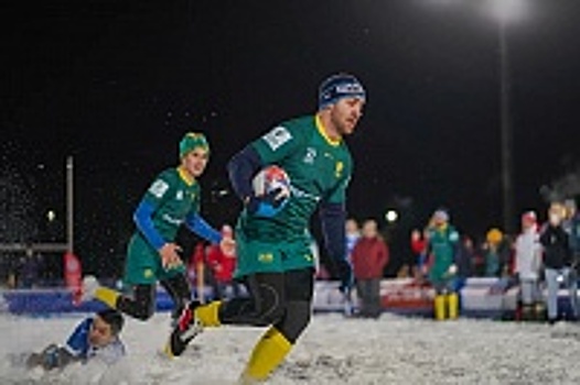 42 команды приняли участие в юбилейном фестивале «Снежное регби» в Зеленограде 