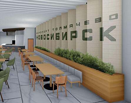 Новый терминал аэропорта в Новосибирске готов на 40%