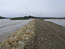 В Адыгее завершен капитальный ремонт защитной дамбы на левом берегу Лабы