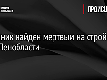Охранник найден мертвым на стройке ЖК в Ленобласти