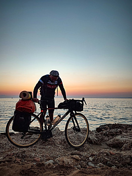 Пермяк Иван Оглоблин добрался до турецкого побережья на 53 день велопутешествия