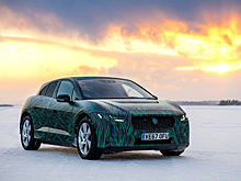 Видео: электрический кроссовер Jaguar I-Pace дрифтит по снегу