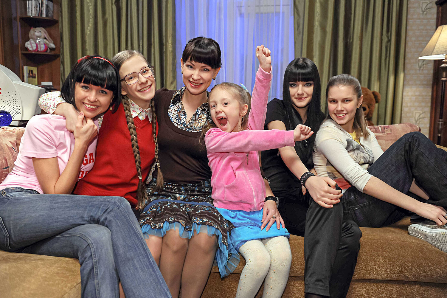 Grishaeva filmed 12 scenes a day on Daddy's Daughters