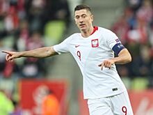 Хет-трик Левандовского помог Польше разгромить Латвию в матче отбора Евро-2020