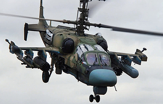 Экипаж вертолета Ка-52 поразил опорник киевских боевиков