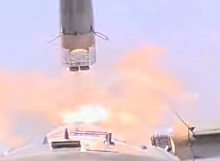 Появилось видео аварии на самарской ракете «Союз-ФГ»