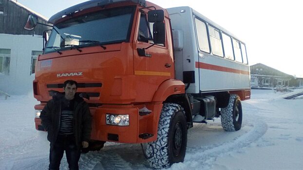 В Жиганске прибыла новая автомашина Камаз-вахтовка