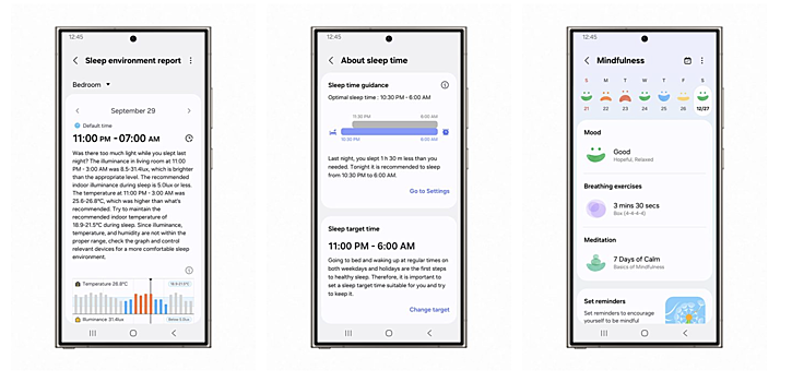 Samsung обновила инструменты для отслеживания сна