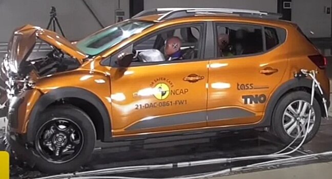 Блогер разочаровался в безопасности Dacia Logan 2021 года после краш-теста