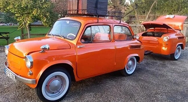 Старый ЗАЗ-965 переделали в стильную машину для выезда за город