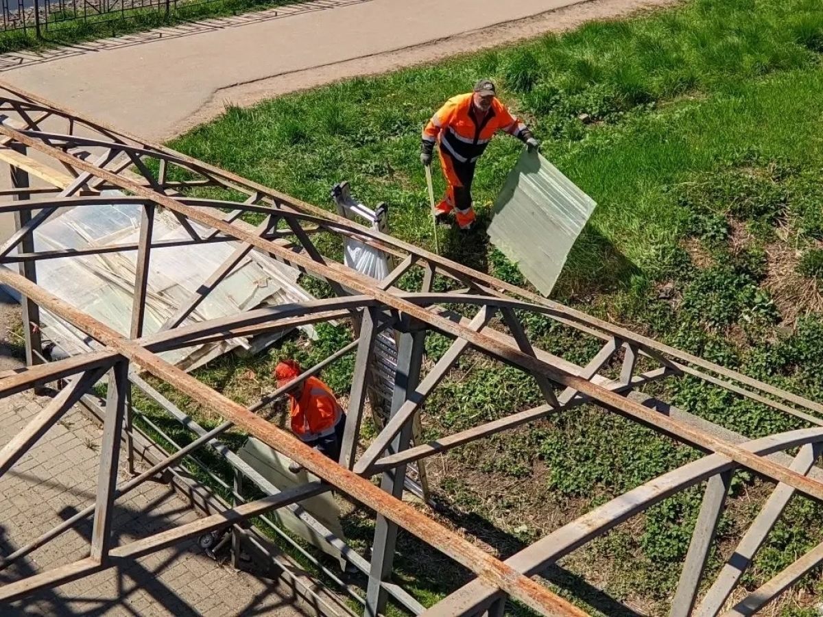 В Иванове завершён этап ремонта Соковского моста, началась реставрация навеса