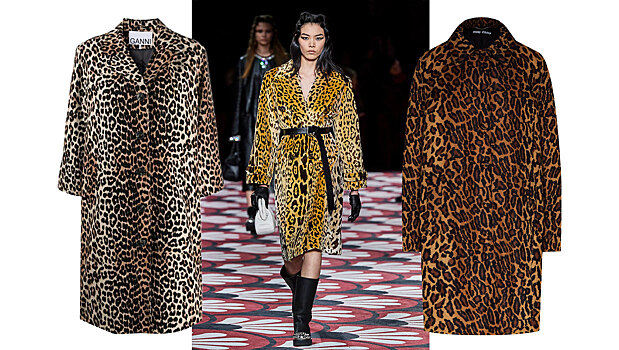 Пальто с леопардовым принтом — простой способ добавить шика любому образу