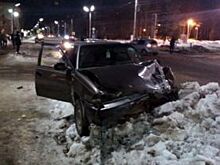 При столкновении Renault и Daewoo в Рязани пострадали два человека