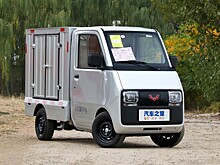 Китайцы создали узкий одноместный грузовик Wuling E10 с электромотором