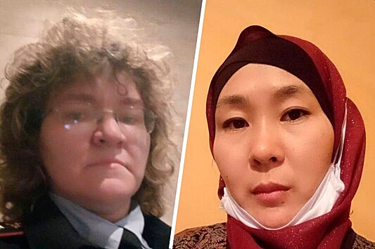 Baza: в Москве сотрудница полиции попыталась сорвать платок с мусульманки из Киргизии