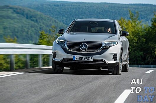 Электрический кроссовер Mercedes-Benz EQC приедет в европейские дилерские центры в июле