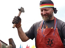 В деревни Бывалино состоялся фестиваль кузнечного искусства