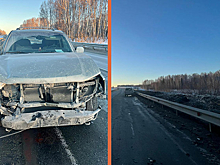 Автомобиль в Сибири уходил от погони наряда ДПС и упал в яму, двое погибли