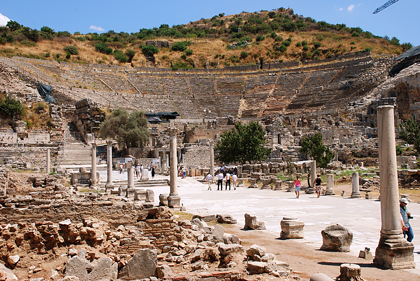 Древние руины Эфеса в Турции