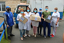 Партийцы организовали горячие обеды для врачей инфекционного отделения ВКБ №4