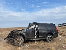 В Калмыкии шесть человек пострадали после съезда машины в кювет