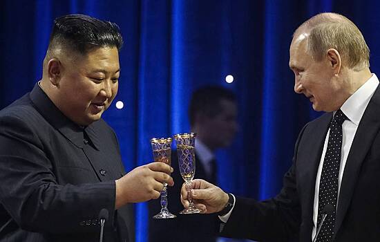 Путин на встрече с Ким Чен Ыном предложил тост