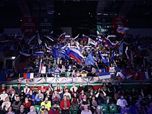 Андрей Шимкив выступил на митинге в честь воссоединения Крыма с Россией