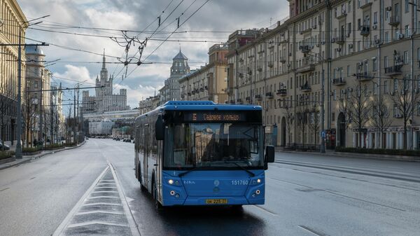 Автобус сбил пешехода в центре Москвы