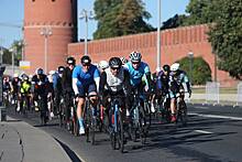 Более 1000 спортсменов приняли участие в велогонке вдоль набережных Москвы-реки и Яузы