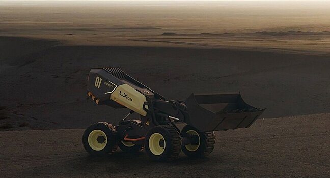 Volvo презентовала полностью автономный электрический погрузчик LX03